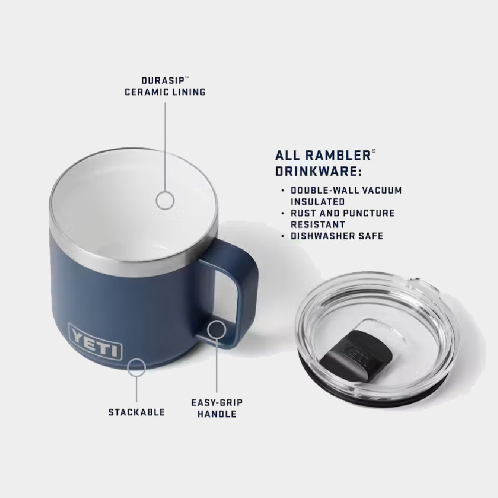 YETI Rambler® 14 OZ Stackable Mug With Durasip™ Ceramic Lining