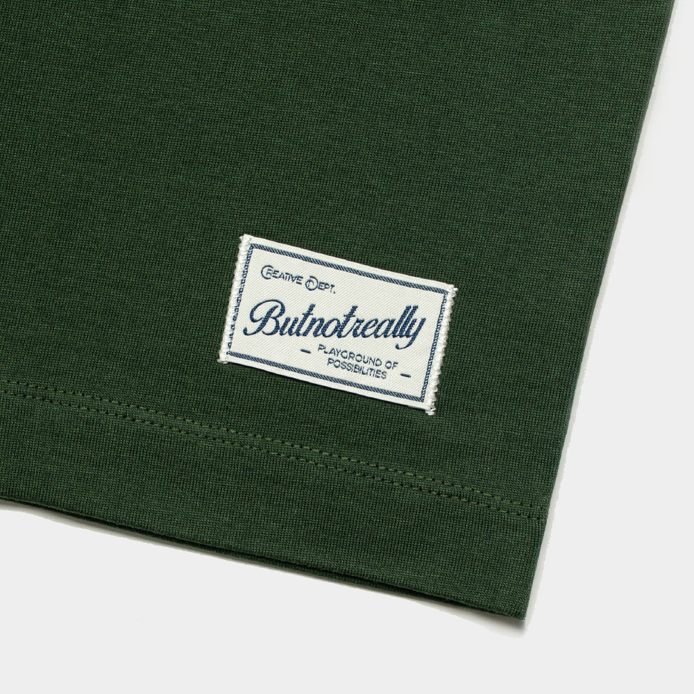 ButNotReally™ Graphic Interlock Oversized Polo Tee