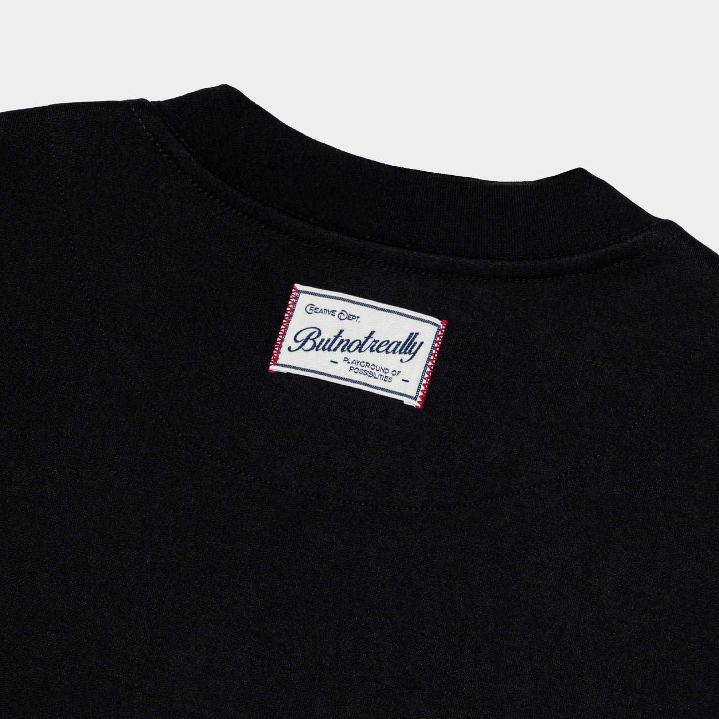 ButNotReally™ Graphic Interlock Oversized Tee