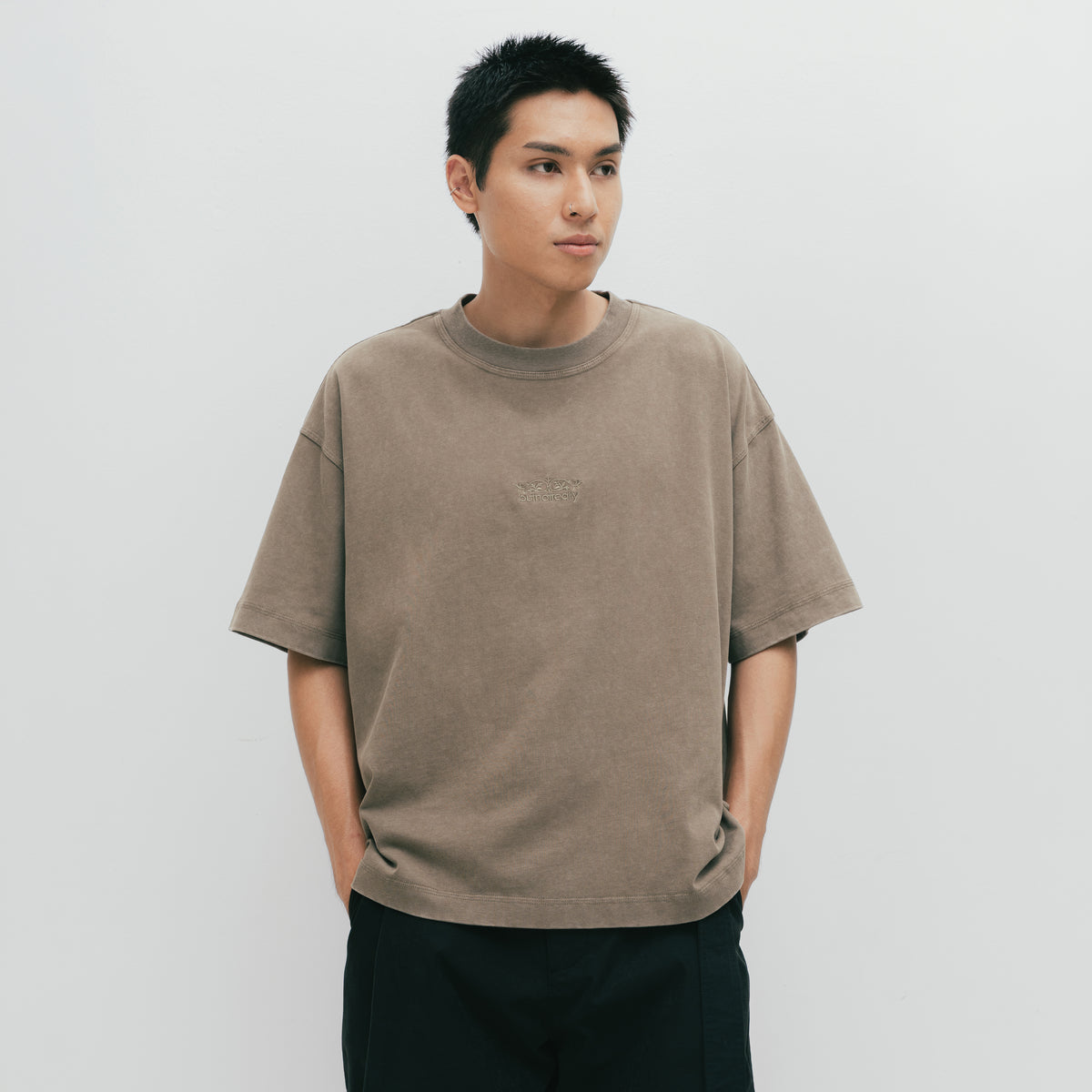 ButNotReally™ Graphic Cotton Oversized Washed Tee