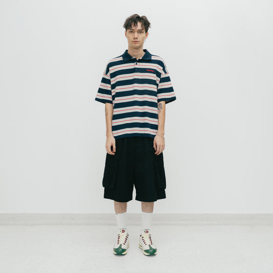 ButNotReally™ Core Stripe Polo Tee