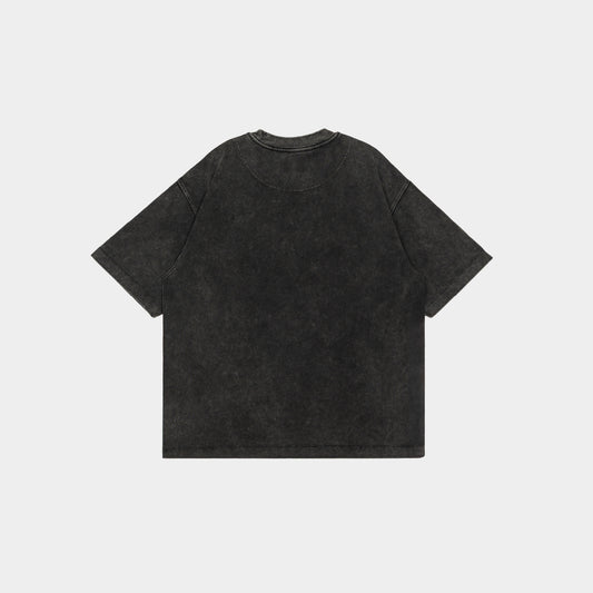 ButNotReally™ Stone-Washed Graphic Cotton Oversized Tee