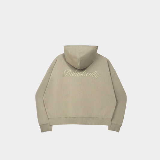 ButNotReally™ Core Interlock Oversized Zip Up Hoodie