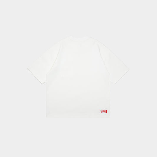 ButNotReally™ Graphic Interlock Oversized Pocket Tee