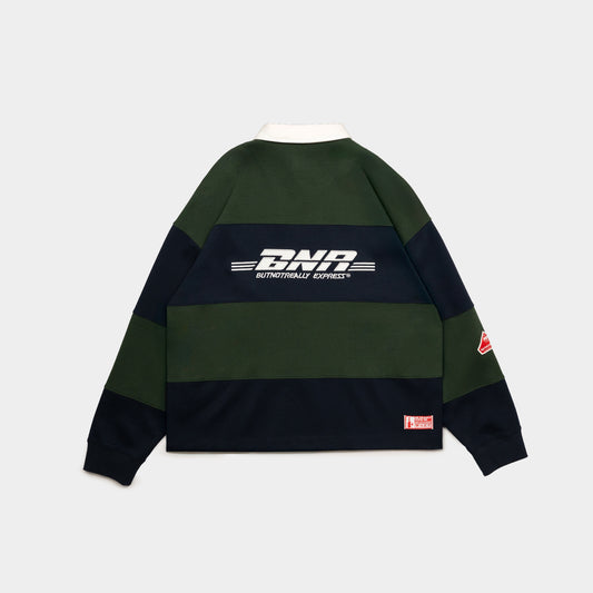 ButNotReally™ Graphic Interlock Long Sleeves Polo Tee