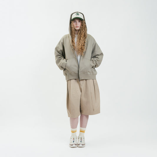 ButNotReally™ Core Cotton Wide Fit Pleated Half Pants