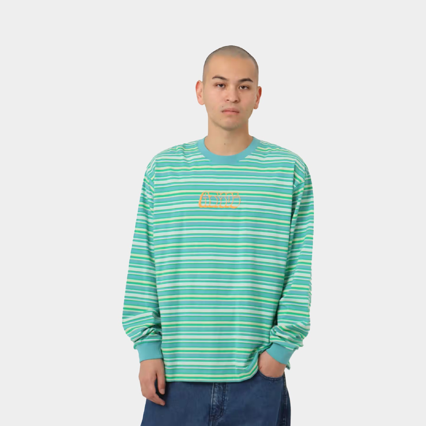 atmos Retro Colorway Border Long Sleeve T-Shirt