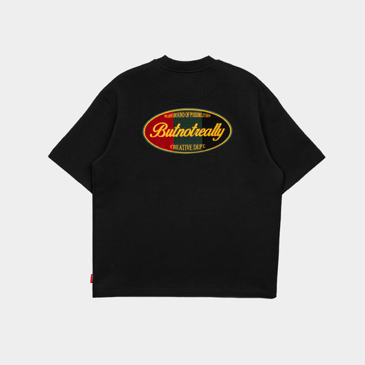 ButNotReally™ Graphic Neoprene Oversized Tee