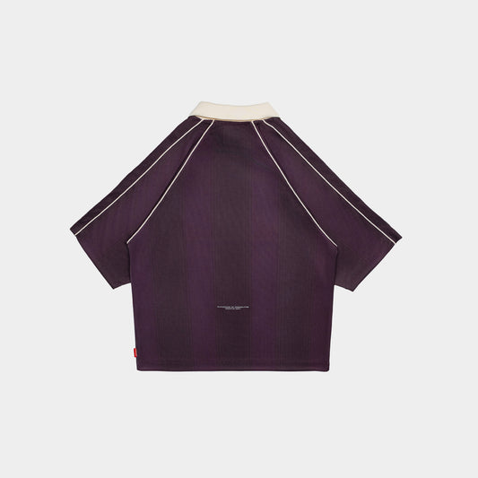 ButNotReally™ Mesh Stripes Oversized Polo Jersey