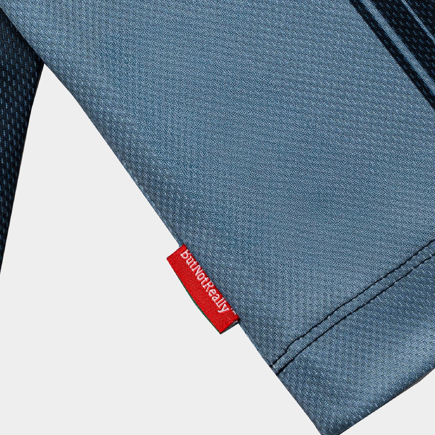 ButNotReally™ Mesh Stripes Oversized Longsleeves Polo Jersey