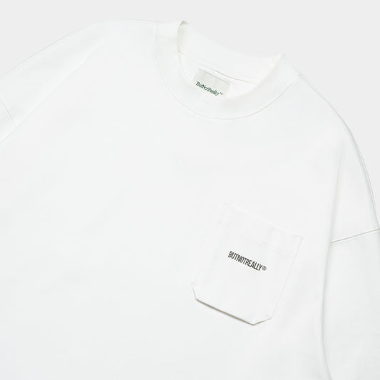 ButNotReally™ Core Cotton Oversized Long Sleeves Pocket Tee