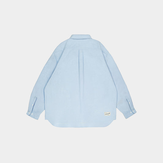 ButNotReally™ Oxford Oversized Long Sleeves Work Shirt