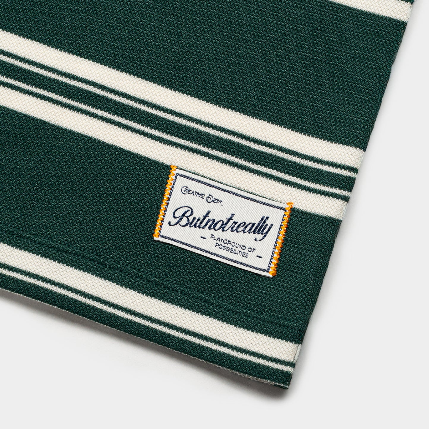 ButNotReally™ Interlock Stripes Polo Tee