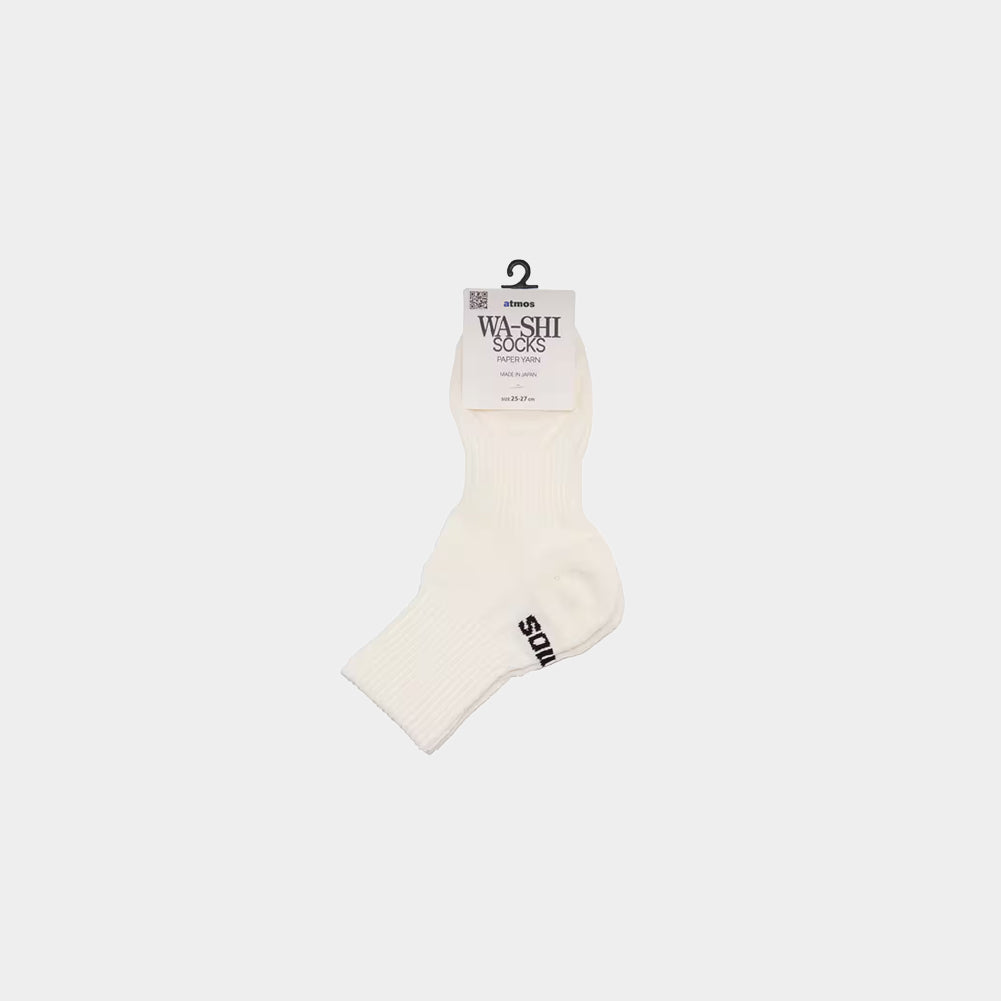 atmos Paper Yarn Quarter Length Socks