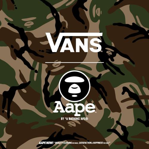 VANS PARTNERS WITH AAPE TO RELEASE A NEW COLLECTION FOR STREET CULTURE ENTHUSIASTS