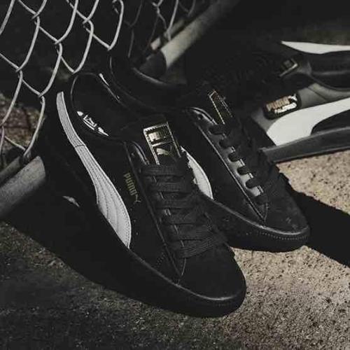 The classic popular models representing PUMA, "SUEDE" and "Palermo," have been updated with a premium black × white base simple design and released by atmos.