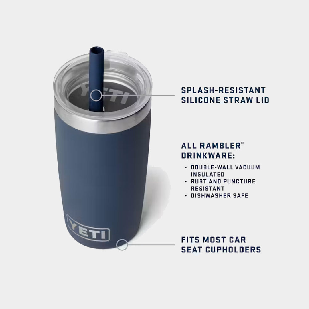 YETI Rambler® Jr. 10 OZ Tumbler With Silicone Straw Lid