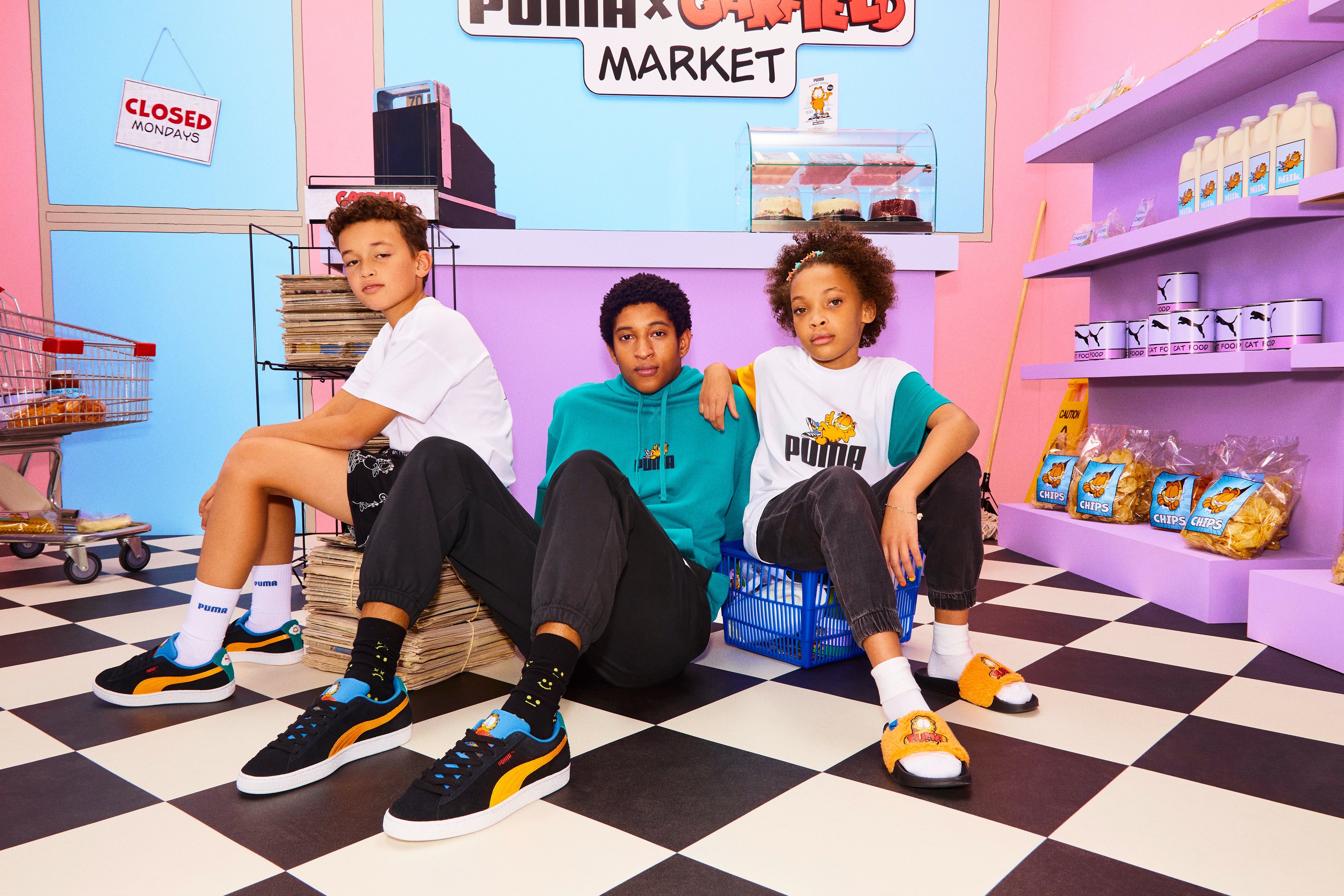 GARFIELD MEETS THE PUMA CAT IN NEW COLLECTION