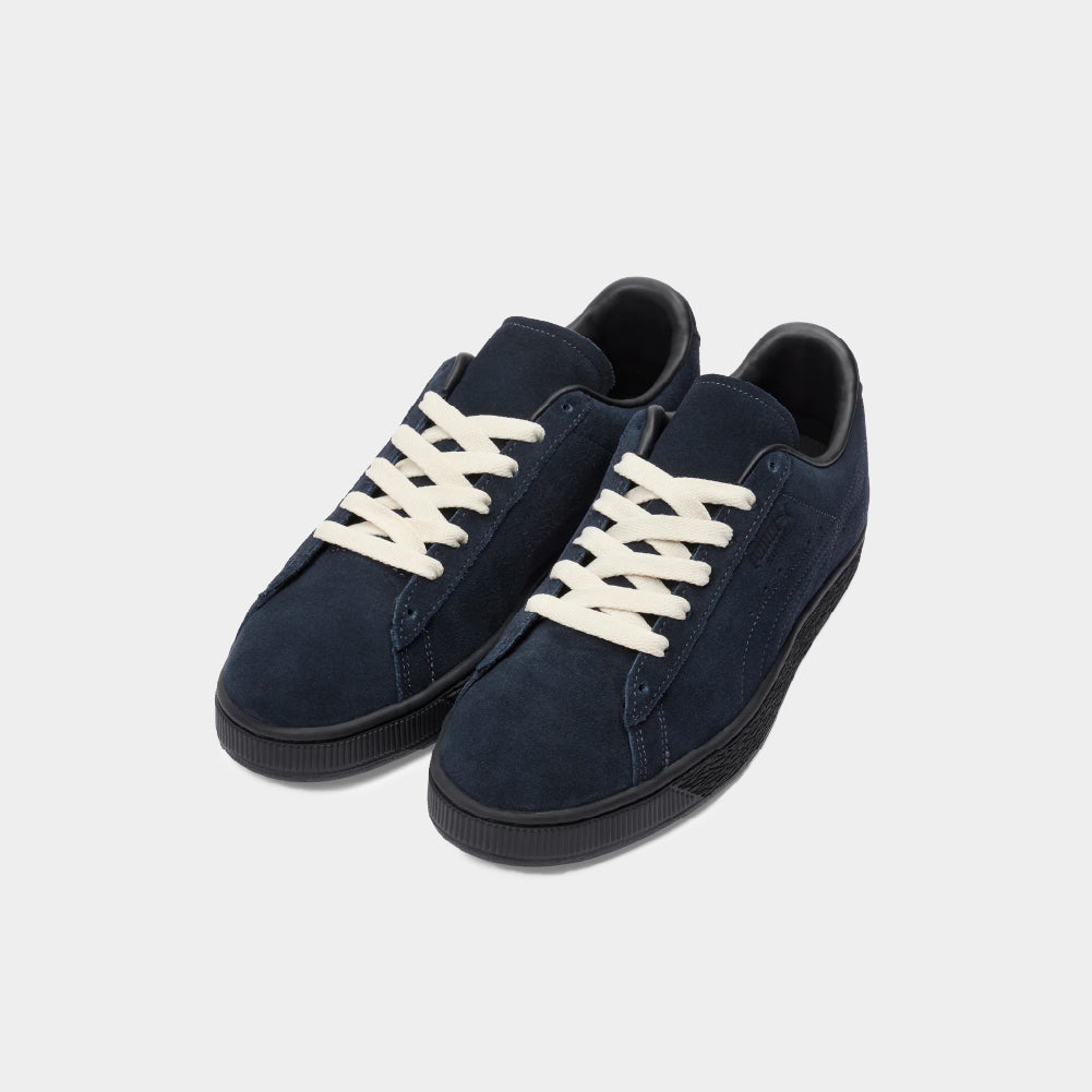 PUMA x JJJJound Suede 2 – Minimalist Navy Suede Low-Top Sneakers