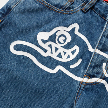 ICE CREAM Big Boi Jean Shorts