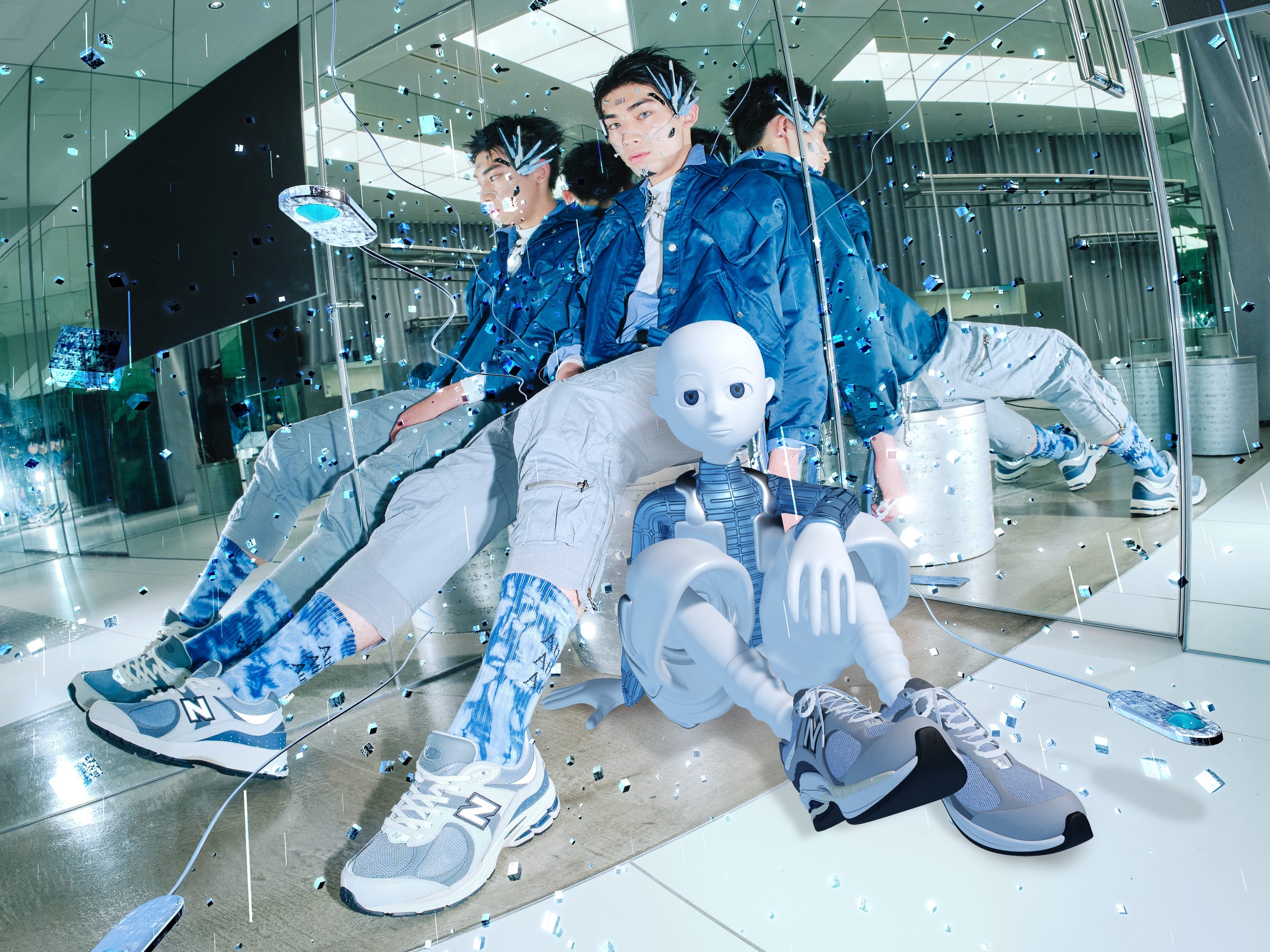 NEW BALANCE X ATMOS 2002R "CYBERNETICS BLUE"