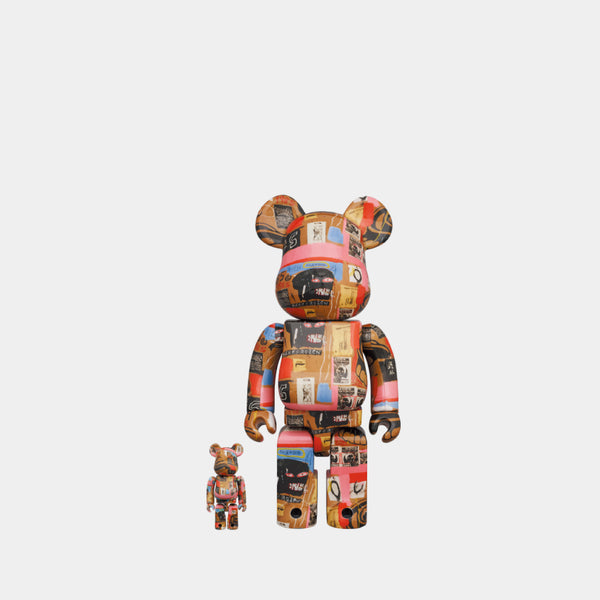 Medicom Be@rbrick Andy Warhol x Jean-Michel Basquiat #2 100% & 400