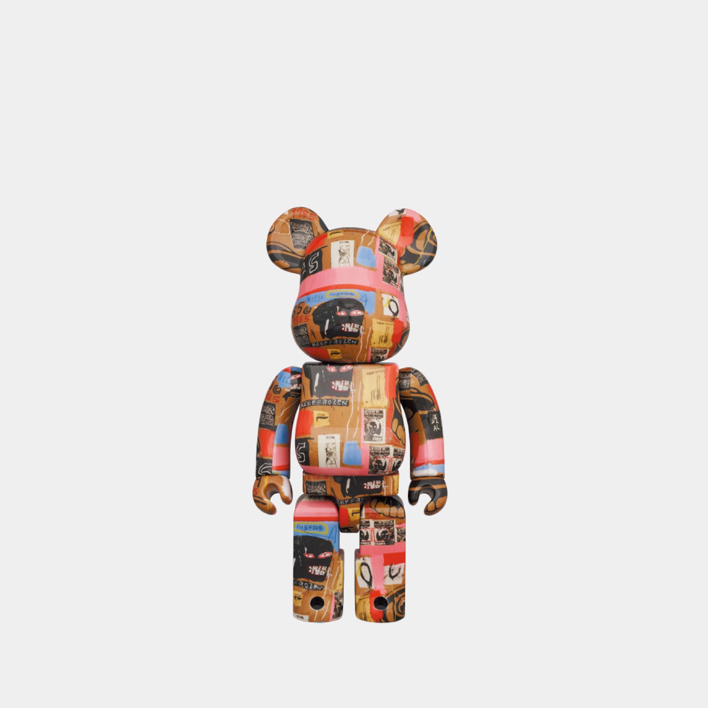Medicom Be@rbrick Andy Warhol x Jean-Michel Basquiat #2 100% & 400%
