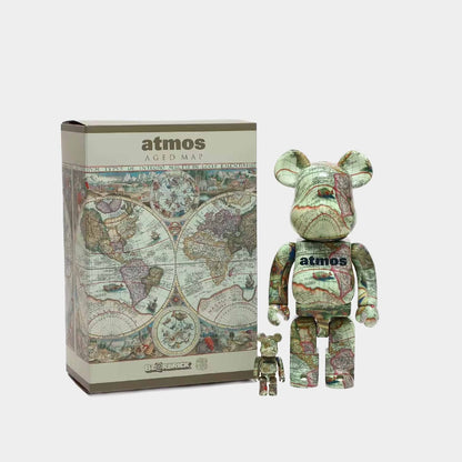 Medicom Be@rbrick atmos Aged Map 100% & 400%
