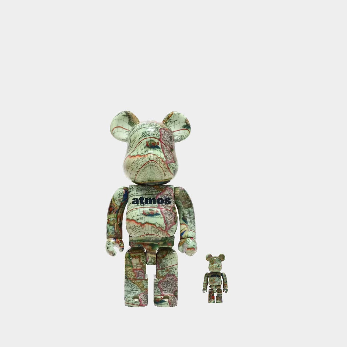 Medicom Be@rbrick atmos Aged Map 100% & 400%