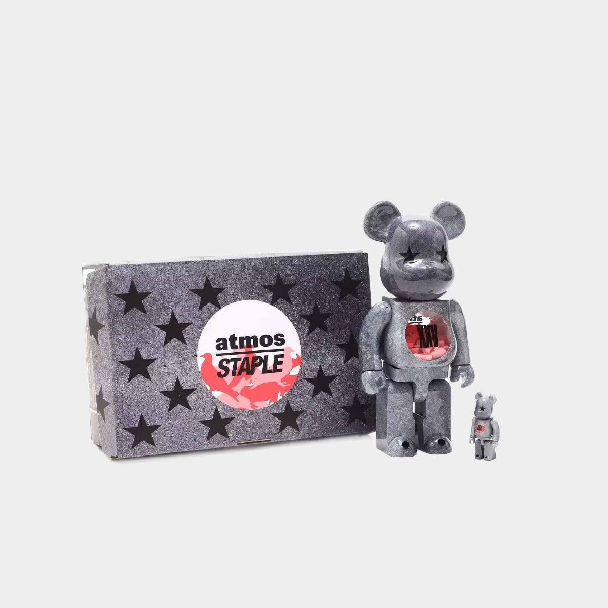 Medicom Be@rbrick atmos x Staple TYPE-5 100% & 400%