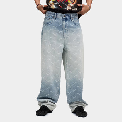 PUMA x A$AP ROCKY Laser Monogram Denim Pants