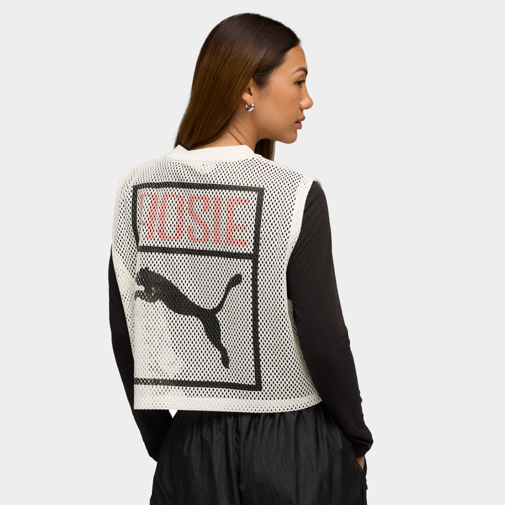 PUMA x ROSÉ Relaxed Mesh Top