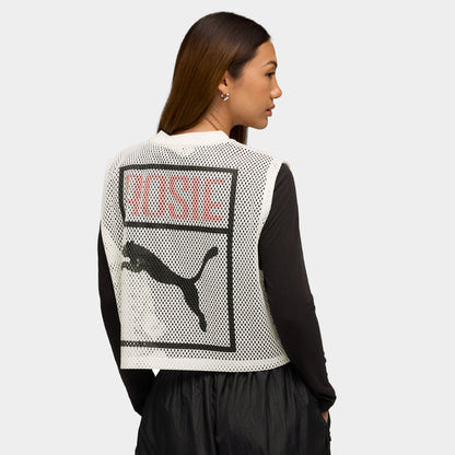 PUMA x ROSÉ Relaxed Mesh Top
