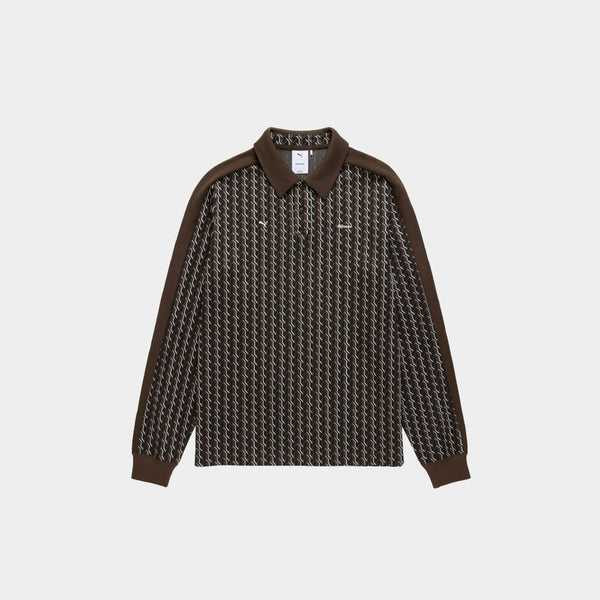 PUMA x JJJJOUND T7 Long Sleeve Polo – Minimalist Sporty