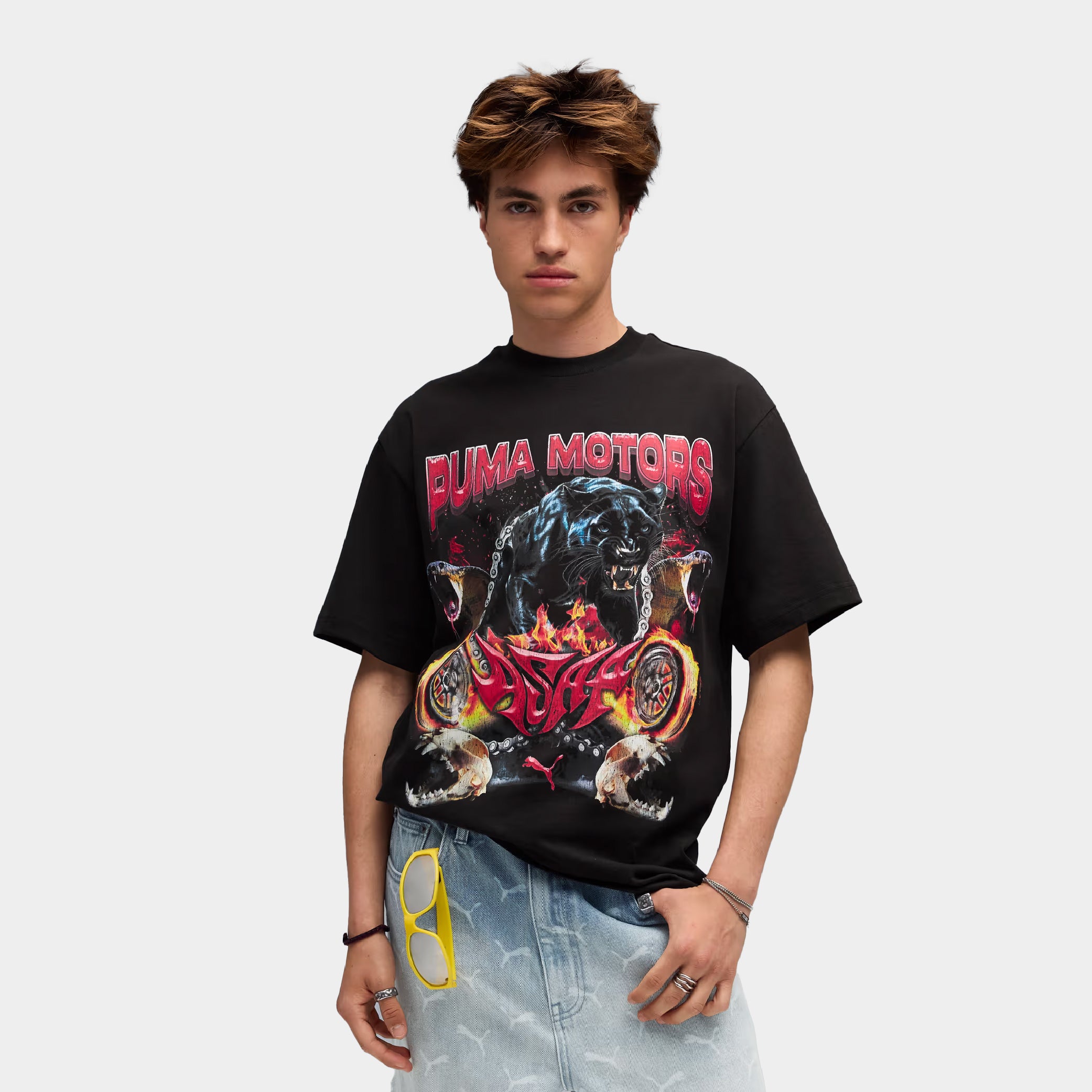 A$AP ROCKY x PUMA Motors Tee 63618801 – Harlem-Inspired Streetwear