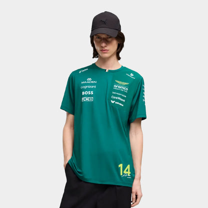 PUMA x Aston Martin Aramco F1® Team Replica Alonso Tee atmos Kuala Lumpur