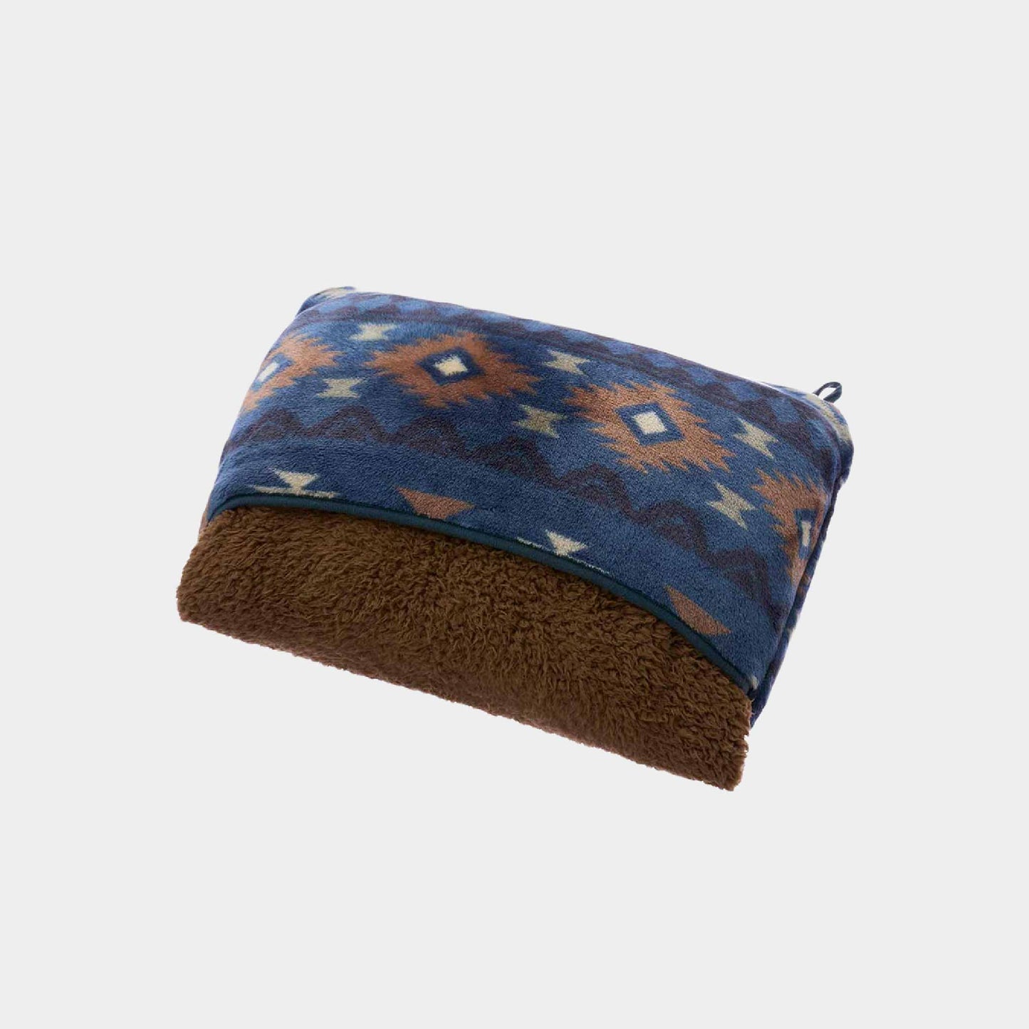 Logos Boa & Fleece Cushion Blanket