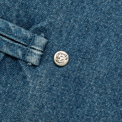 atmos x Tiger Chambray Chinese Button Long Sleeves Denim Jacket