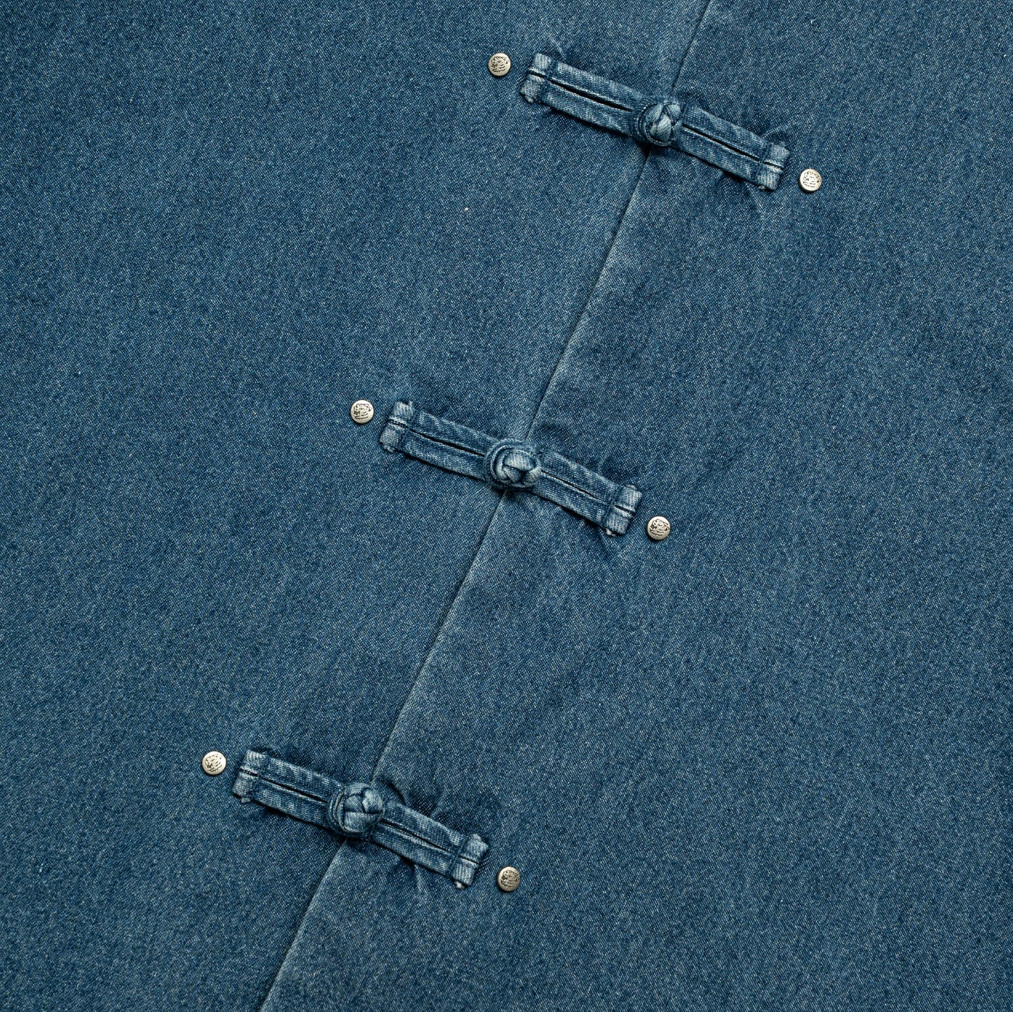 atmos x Tiger Chambray Chinese Button Long Sleeves Denim Jacket