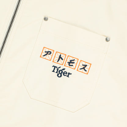 atmos x Tiger Graphic Cotton Boxy Work Shirt