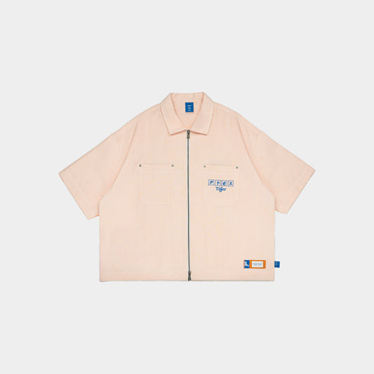 atmos x Tiger Stripes Graphic Boxy Work Shirt