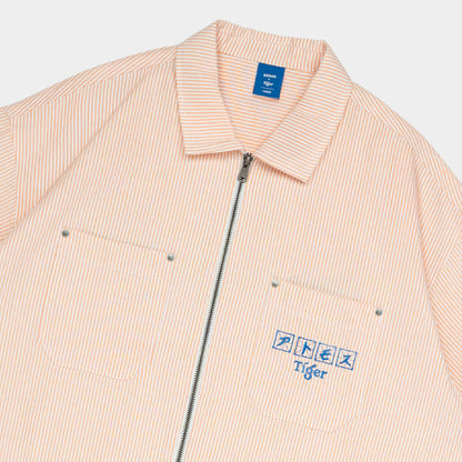 atmos x Tiger Stripes Graphic Boxy Work Shirt