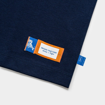 atmos x Tiger Graphic Interlock Oversized Tee