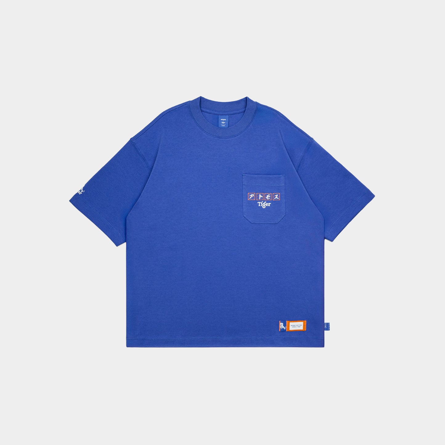 atmos x Tiger Graphic Interlock Oversized Pocket Tee