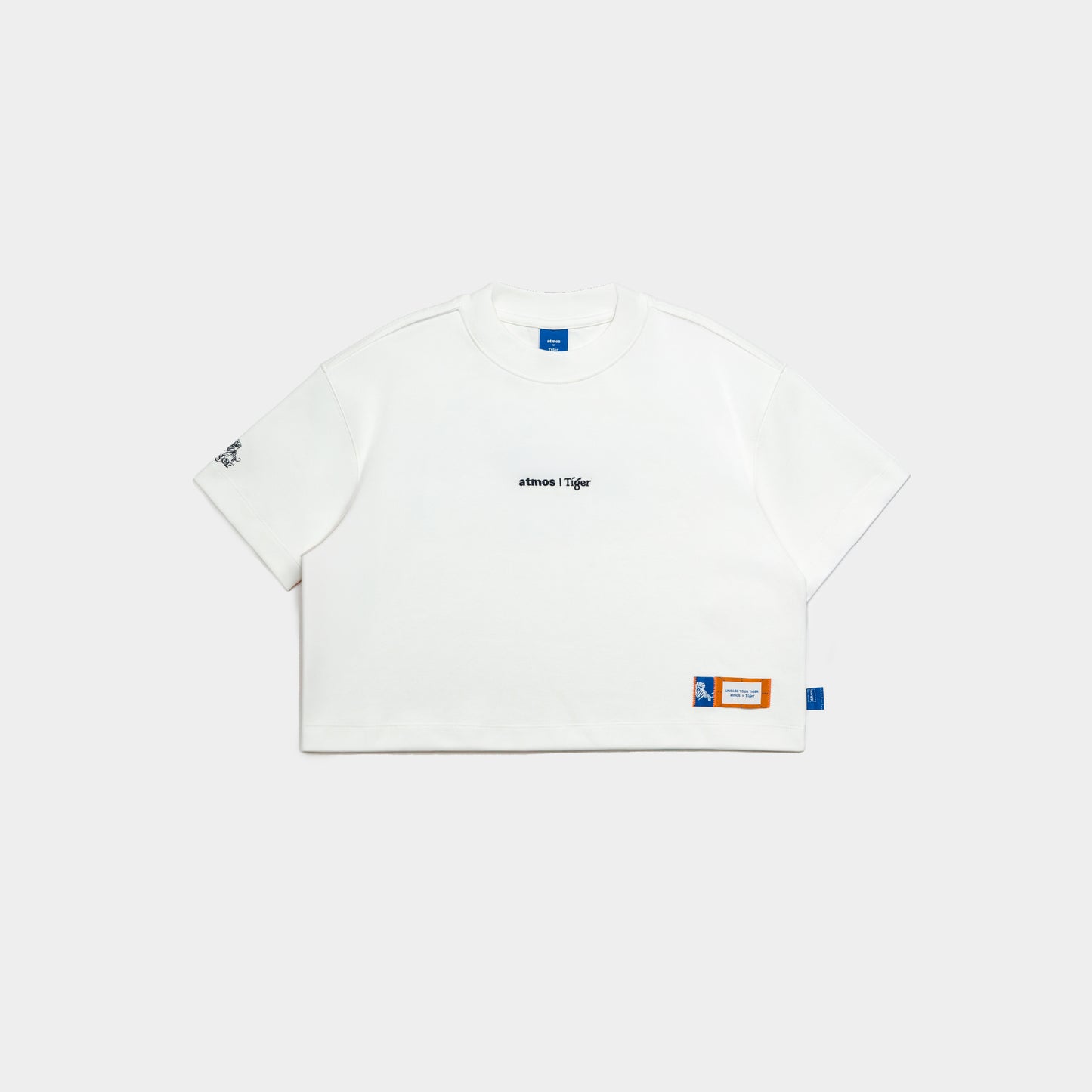 atmos x Tiger Graphic Interlock Cropped Tee