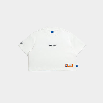 atmos x Tiger Graphic Interlock Cropped Tee