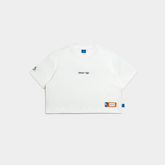 atmos x Tiger Graphic Interlock Cropped Tee