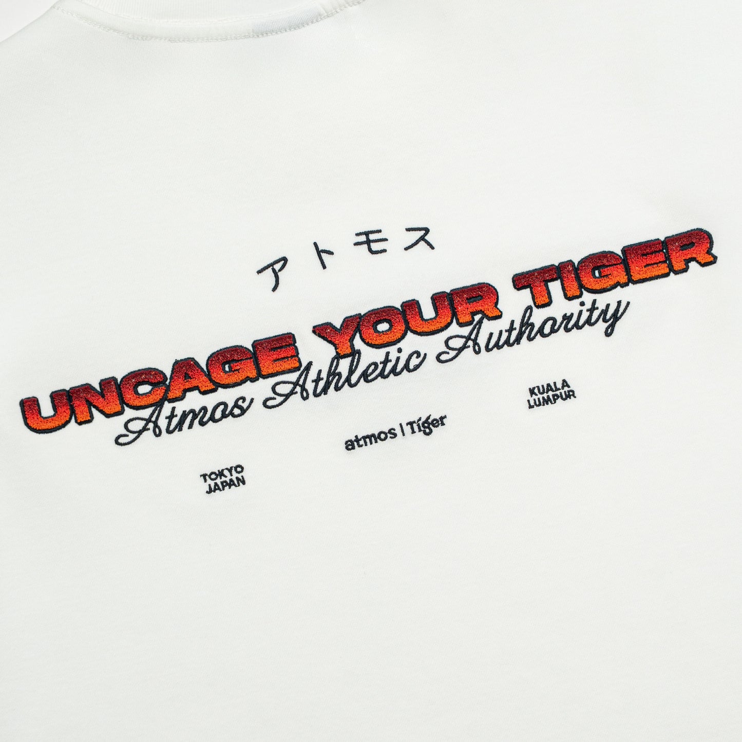 atmos x Tiger Graphic Interlock Cropped Tee