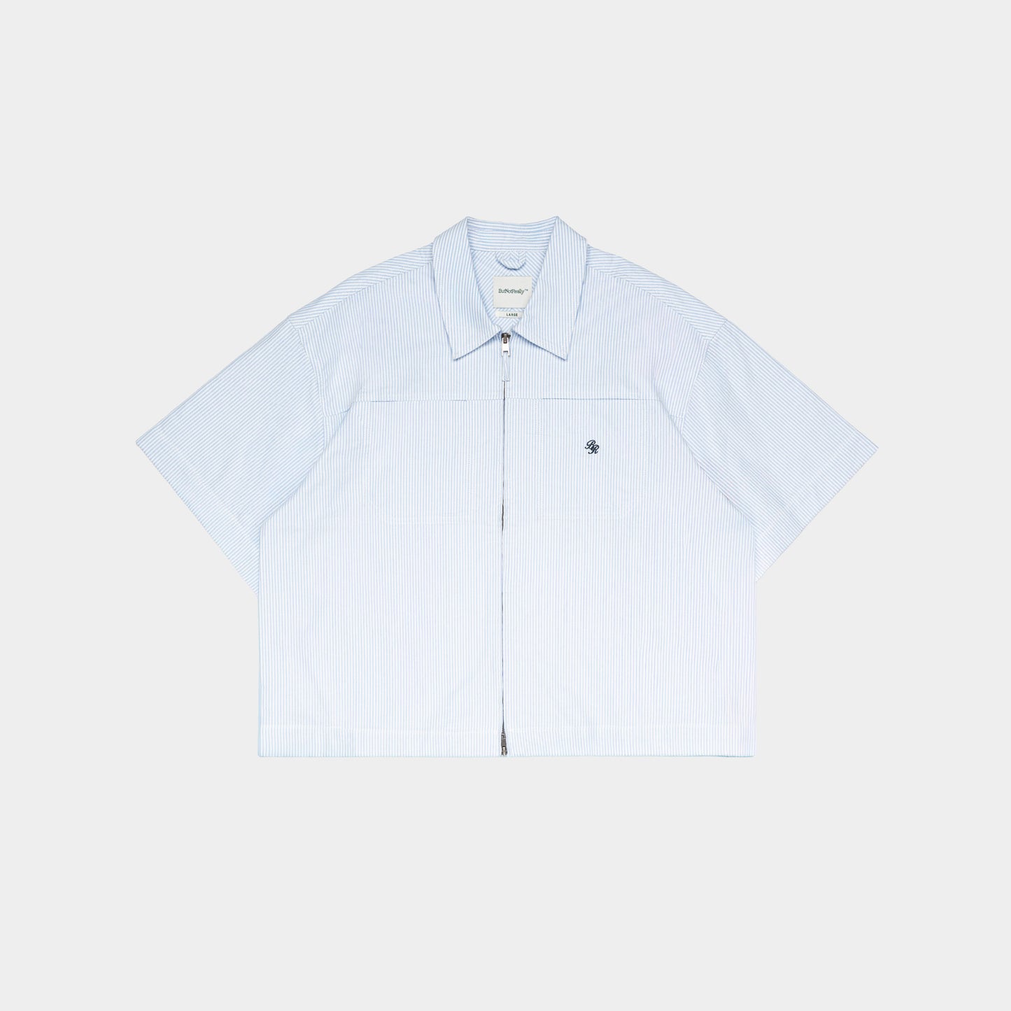 ButNotReally™ Dual-Zip Oxford Cropped Fit Shirt