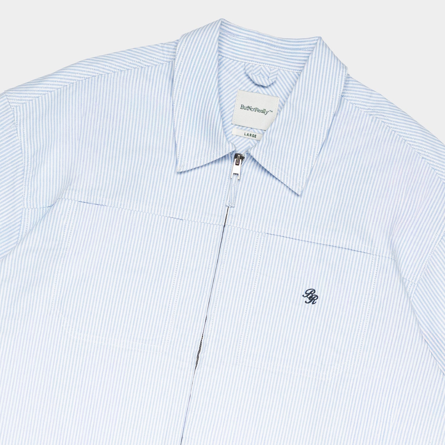 ButNotReally™ Dual-Zip Oxford Cropped Fit Shirt